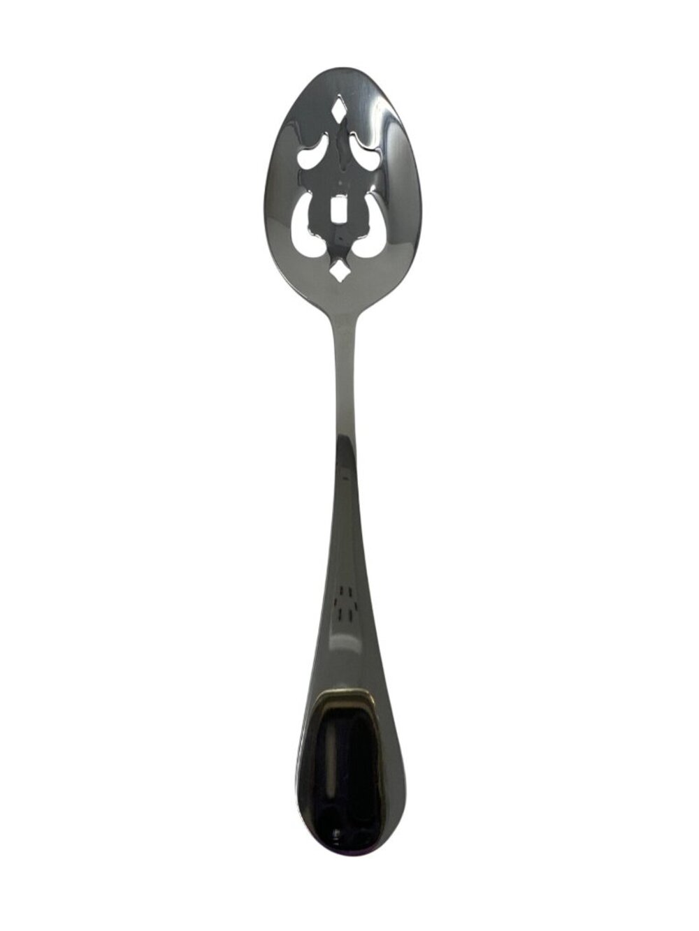 Cambridge Chalet Stainless Steel Slotted Serving Spoon W/ Classic Cutout Design